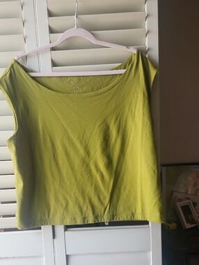 a new day Olive Green Scoop Neck Tank Top